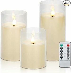 Flameless Pillar Candles