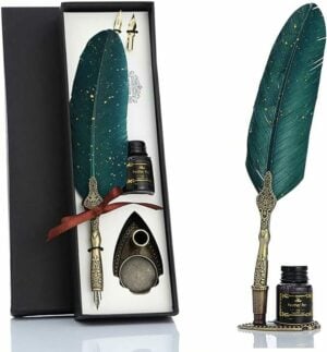 Feather Pen and Ink Set