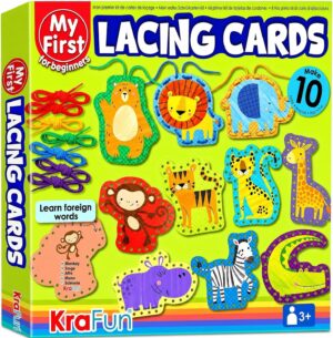Animals Lacing Cards